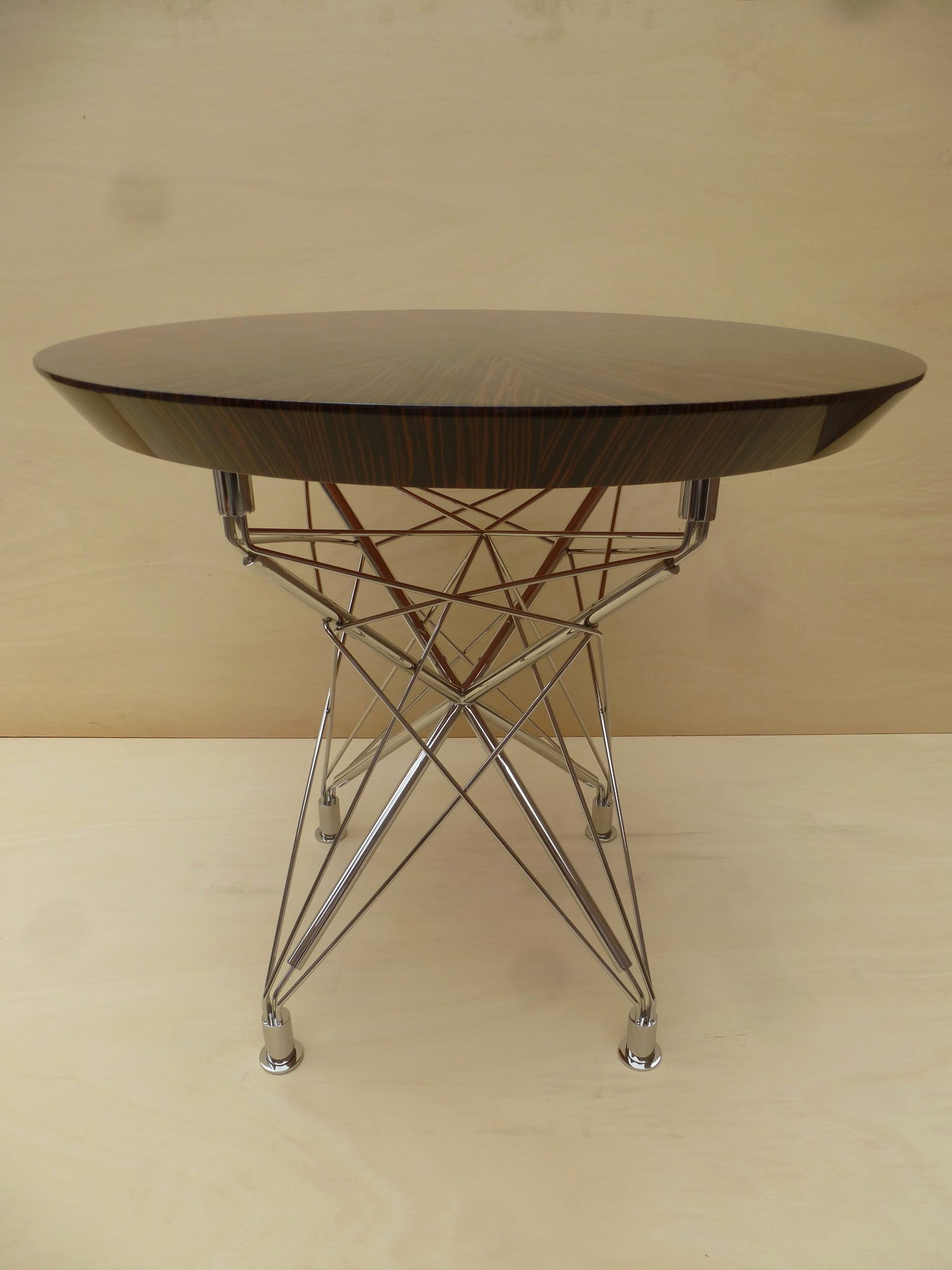 Custom fabricated metal table